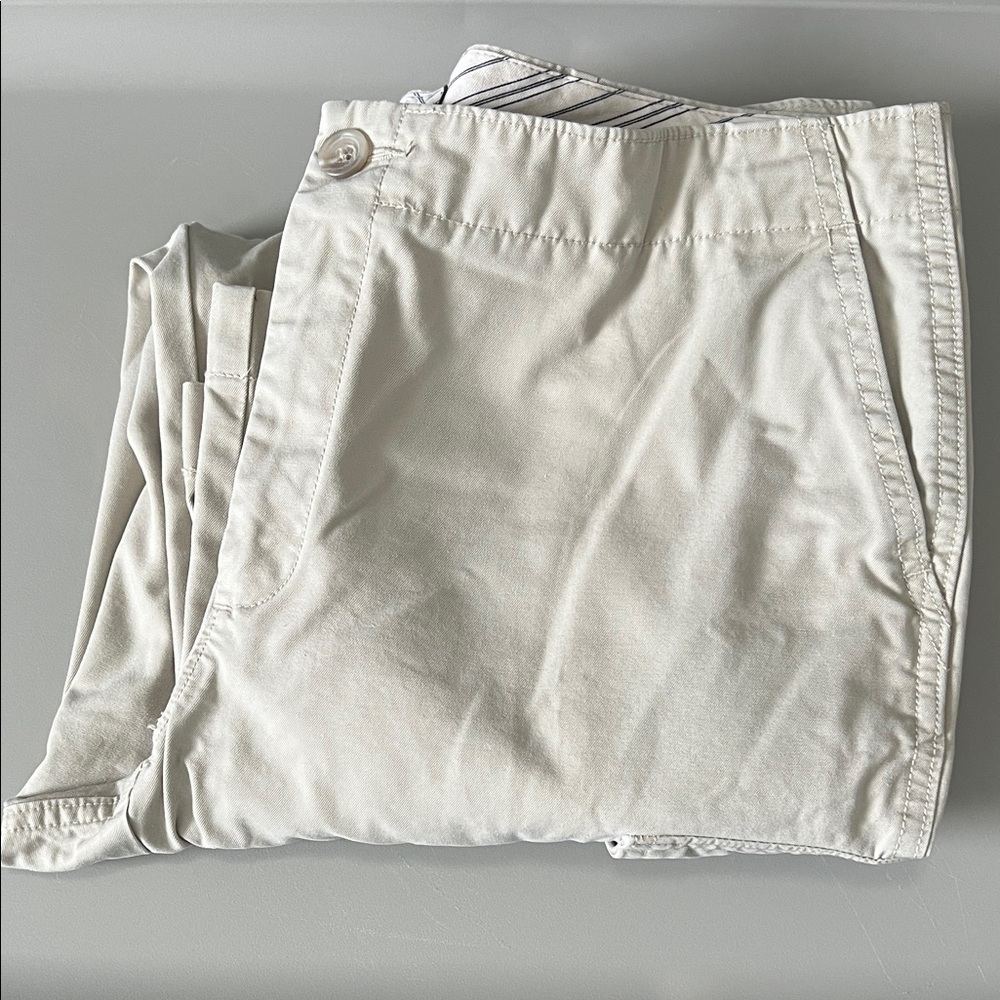 Banana Republic Ankle Length Cargo Pants Khaki Size 10